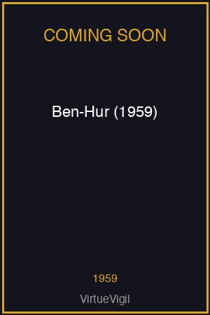 Ben-Hur (1959) poster