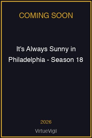 It's Always Sunny in Philadelphia - Season 18 poster