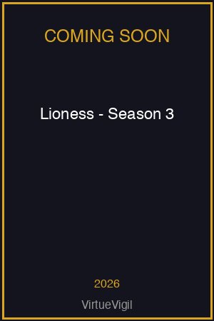 Lioness - Season 3 poster