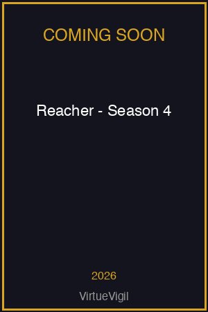 Reacher - Season 4 poster