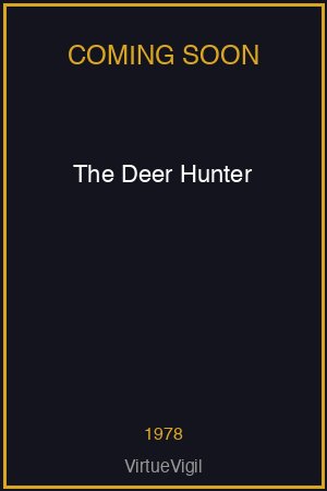 The Deer Hunter poster