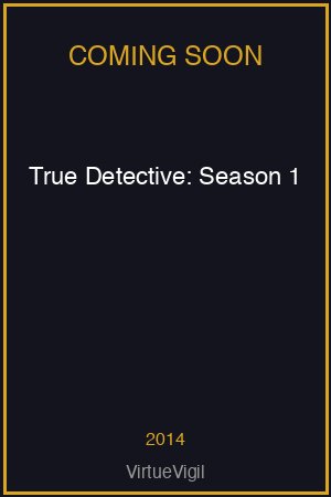 True Detective: Season 1 poster